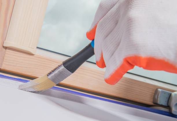 Travaux de peinture en détail